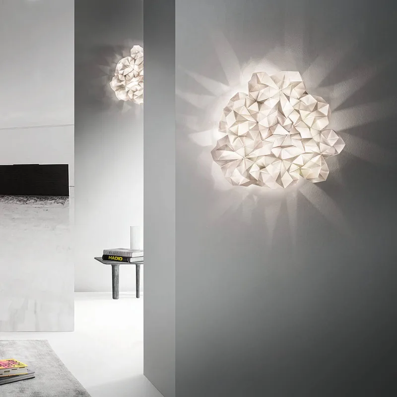 Drusa Designer-taklampa, krämfärgad från Slamp i Kräm – produktbild 2 av 3