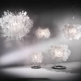 Fiorella Mini – designad hänglampa i vitt från Slamp i Vit – produktbild 4 av 5