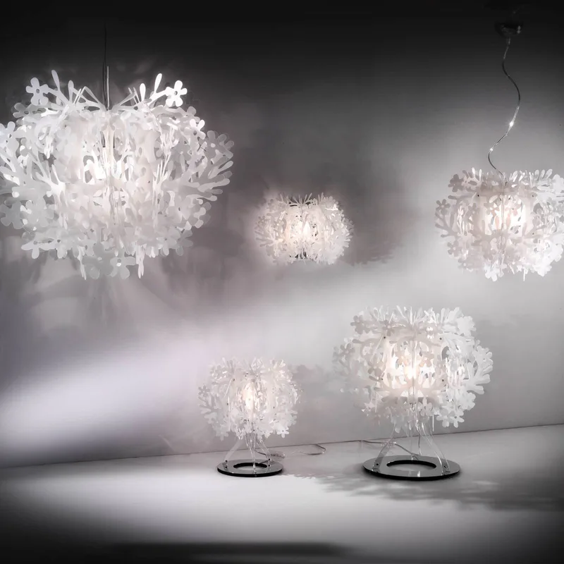 Fiorella Mini – designad hänglampa i vitt från Slamp i Vit – produktbild 4 av 5