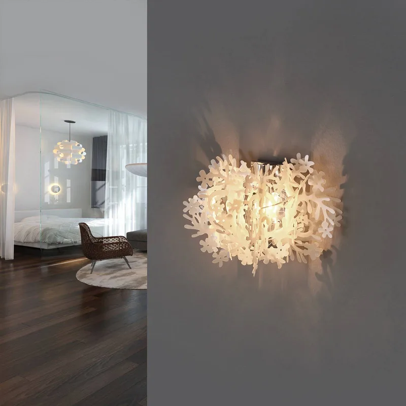 Fiorella Mini - design-wandlamp by Slamp in White – product photo 2 of 5