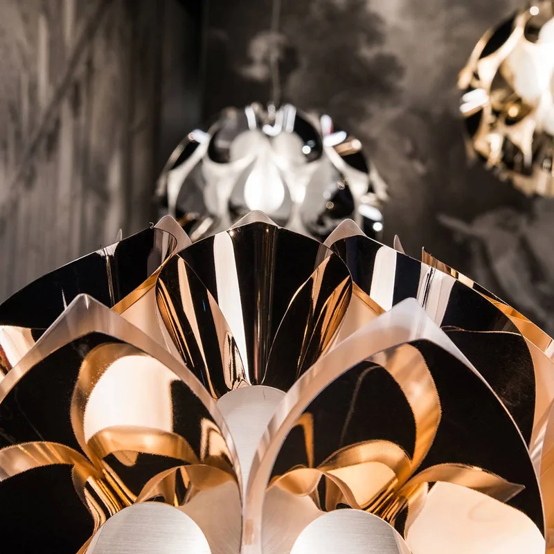 Flora - design-hanglamp, 50 cm van Slamp in Koper – productfoto 5 van 5
