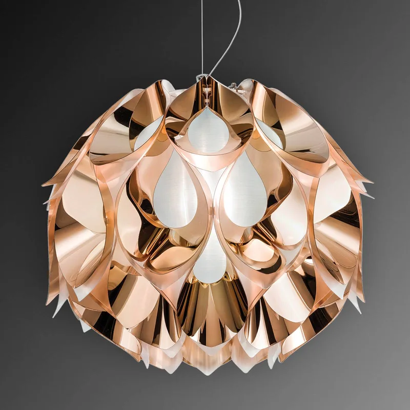 Flora - design-hanglamp, 50 cm by Slamp in Copper – product photo