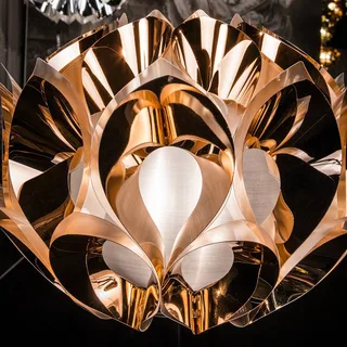 Flora – designad golvlampa, koppar från Slamp i Koppar, Silver – produktbild 5 av 5