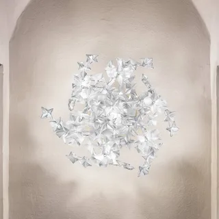 Hanami Ceiling/Wall plafondlamp, Prisma van Slamp in Wit-doorzichtig – productfoto 3 van 5