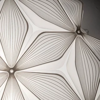 Hanglamp C'EST LA VIE, wit/transparante kabel, Ø 53 cm von Slamp in Weiß, Transparent – Produktfoto 4 von 5