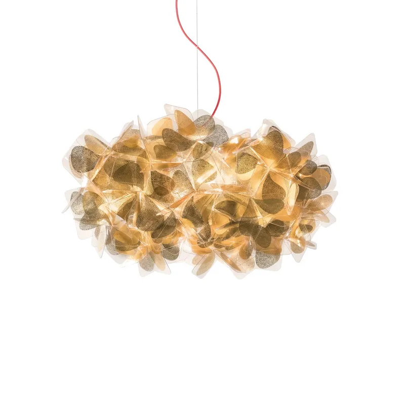 hanglamp Clizia Mama Non Mama, Ø53cm, goud/rood de Slamp en Or, Rouge – photo du produit