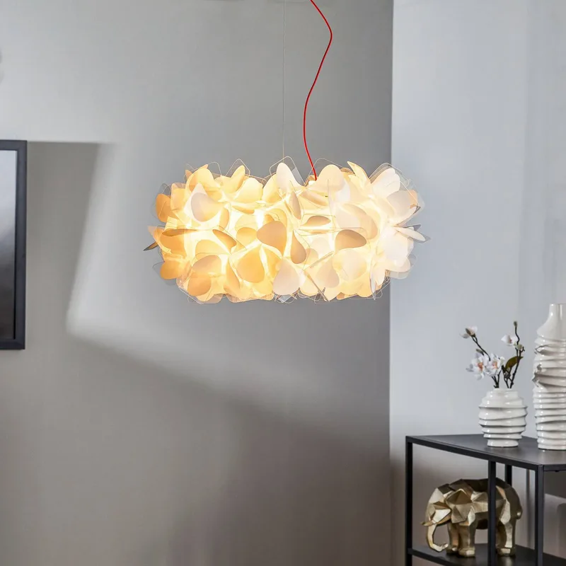 hanglamp Clizia Mama Non Mama, Ø53cm, wit/rood de Slamp en Blanc, Rouge – photo du produit