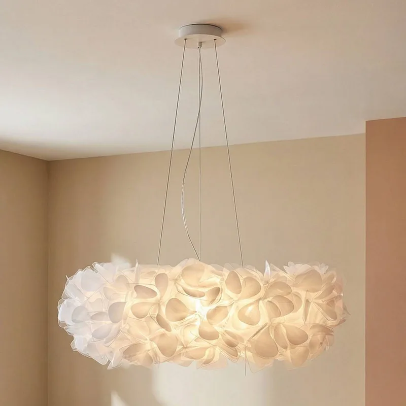 hanglamp Clizia Mama Non Mama, Ø78cm, wit/helder de Slamp en Blanc, Helder – photo du produit