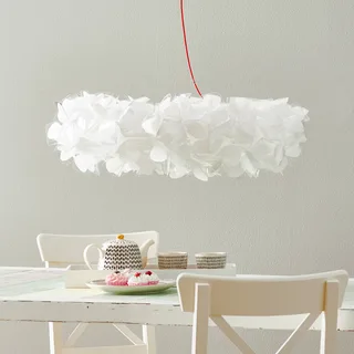 hanglamp Clizia Mama Non Mama, Ø78cm, wit/rood van Slamp in Wit, Rood – productfoto 1 van 5