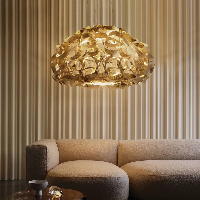 hanglamp Quantica, Ø 120 cm by Slamp in Gold – product photo 3 of 5