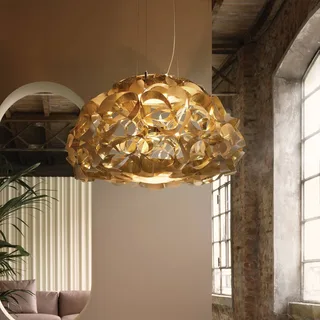 hanglamp Quantica, Ø 75 cm van Slamp in Goud – productfoto 2 van 4