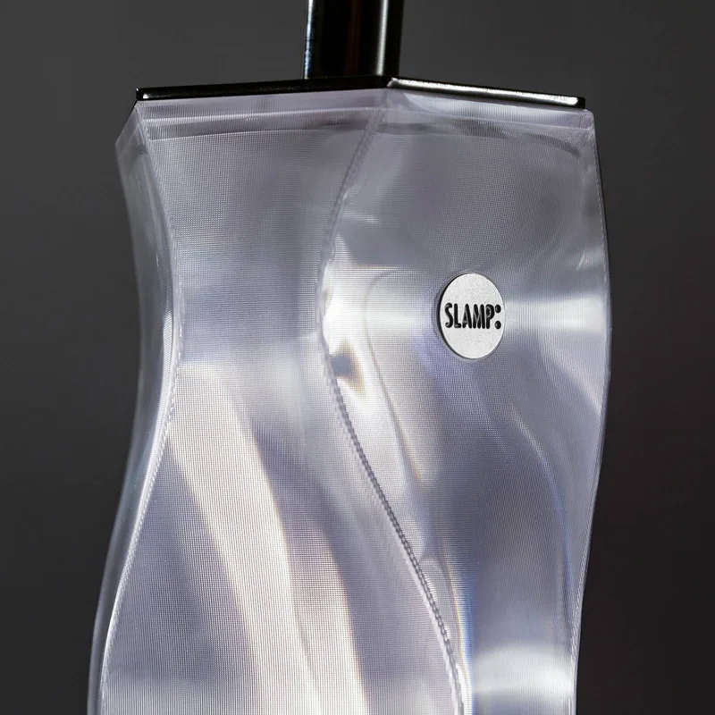 Hugo Floor LED design vloerlamp prisma by Slamp in Transparent – product photo 3 of 5