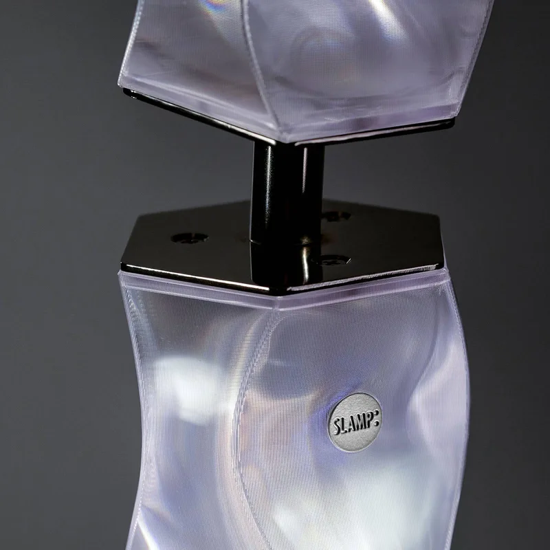 Hugo Floor LED design vloerlamp prisma by Slamp in Transparent – product photo 2 of 5