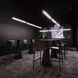Hugo Prisma 24V LED design-hanglamp by Slamp in Transparent – product photo 1 of 5