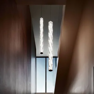 Hugo verticale LED hanglamp prisma von Slamp in Transparent – Produktfoto 5 von 5