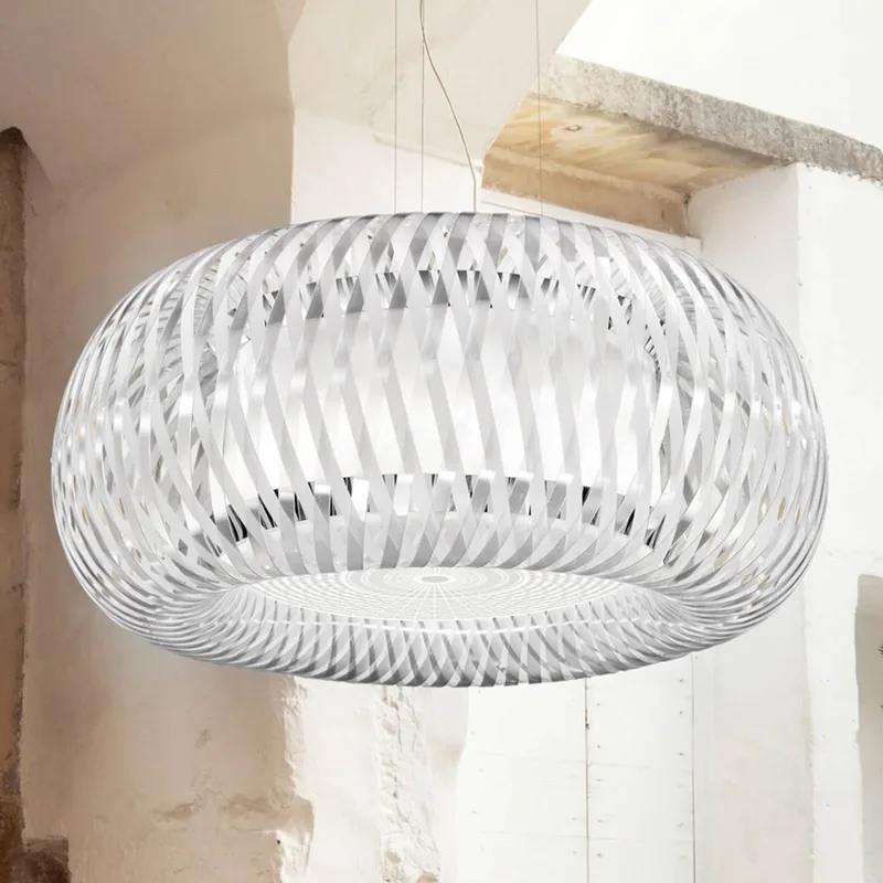 Kalatos hanglamp, transparant/wit van Slamp in Transparant, Wit – productfoto