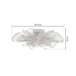 LA BELLE ÉTOILE plafondlamp 73 cm de Slamp en Blanc – photo du produit 5 sur 5