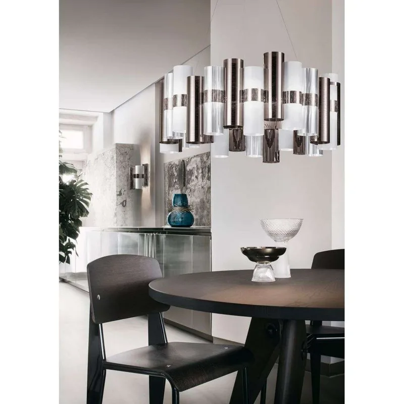 La Lollo Hanglamp L Pewter by Slamp – product photo