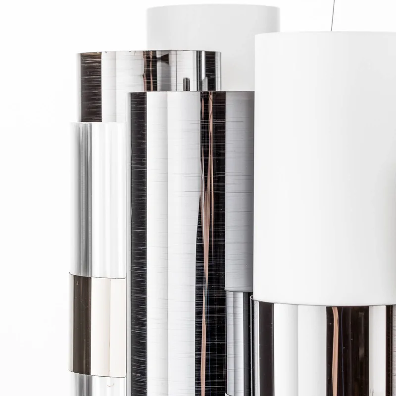 La Lollo Medium hanglamp från Slamp i Tin, Vit – produktbild 3 av 5