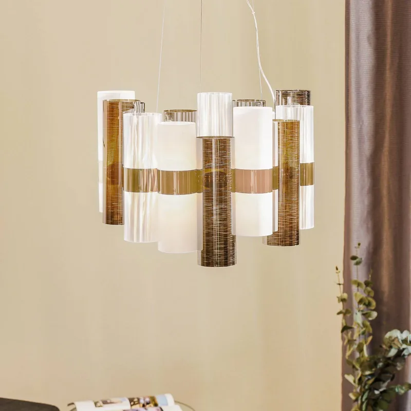 La Lollo Medium hanglamp by Slamp in Tin, White – product photo