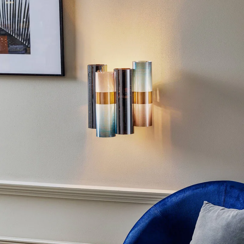 La Lollo wandlamp, blauw-rook by Slamp in Blue, Rook – product photo 2 of 5
