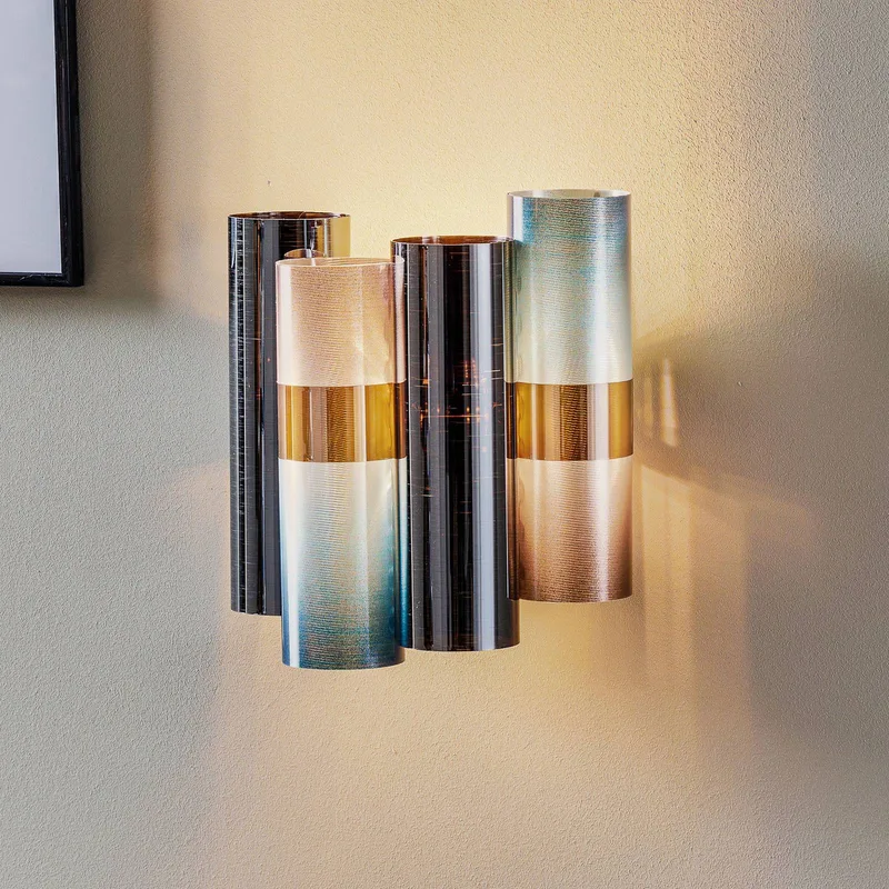 La Lollo wandlamp, blauw-rook by Slamp in Blue, Rook – product photo