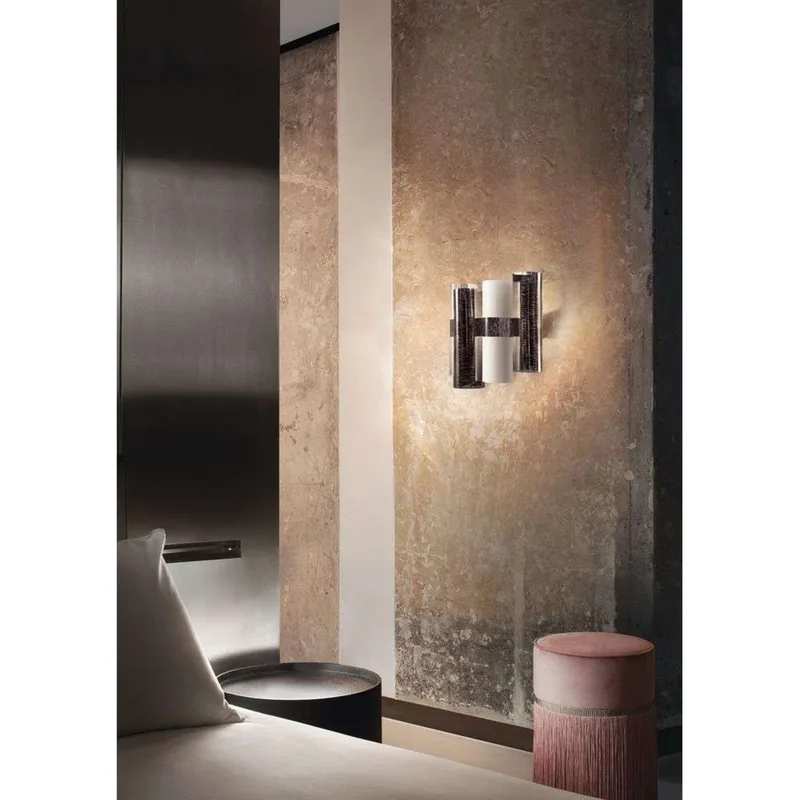 La Lollo Wandlamp Pewter von Slamp – Produktfoto
