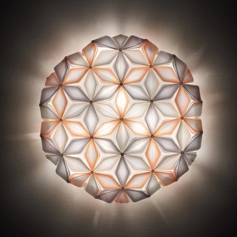 La Vie L plafondlamp, breedte 71 cm by Slamp in Amber – product photo 3 of 5