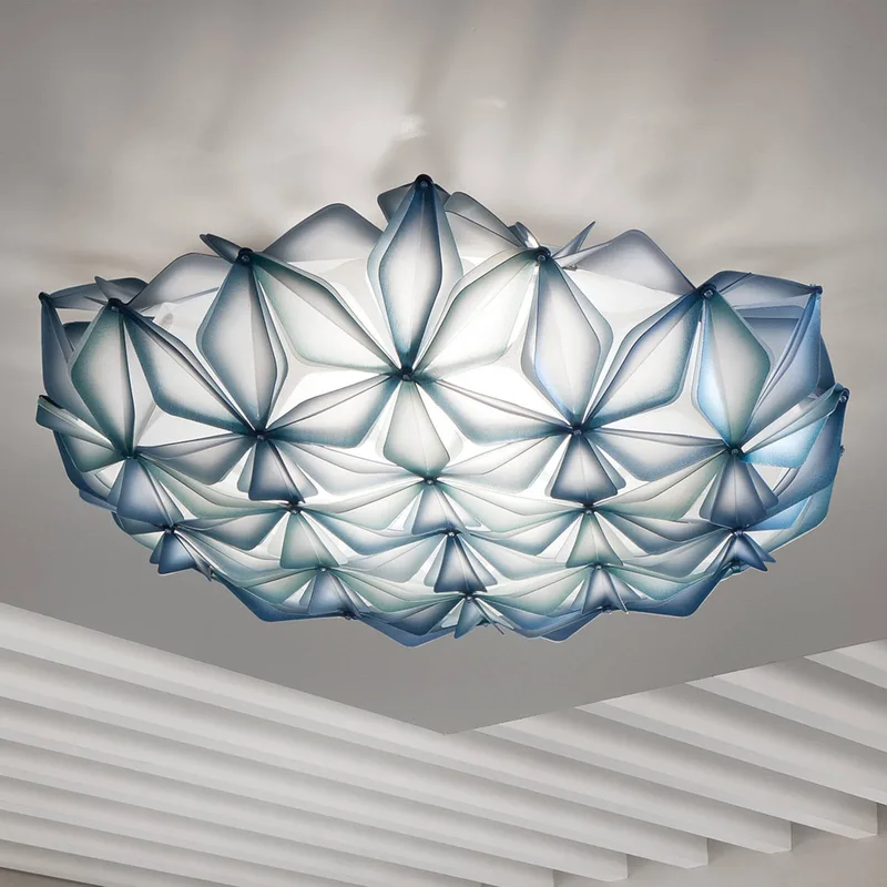 La Vie L plafondlamp, breedte 71 cm van Slamp in Blauw – productfoto 4 van 5