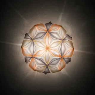 La Vie M plafondlamp, breedte 47 cm van Slamp in Amber – productfoto 3 van 5