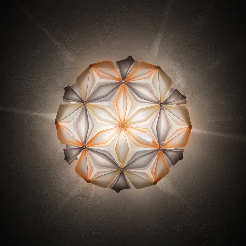 La Vie M plafondlamp, breedte 47 cm van Slamp in Amber – productfoto 3 van 5