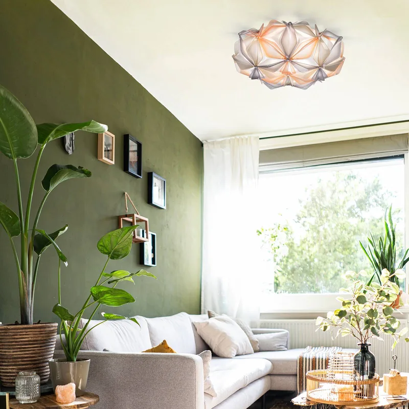 La Vie M plafondlamp, breedte 47 cm van Slamp in Amber – productfoto 1 van 5