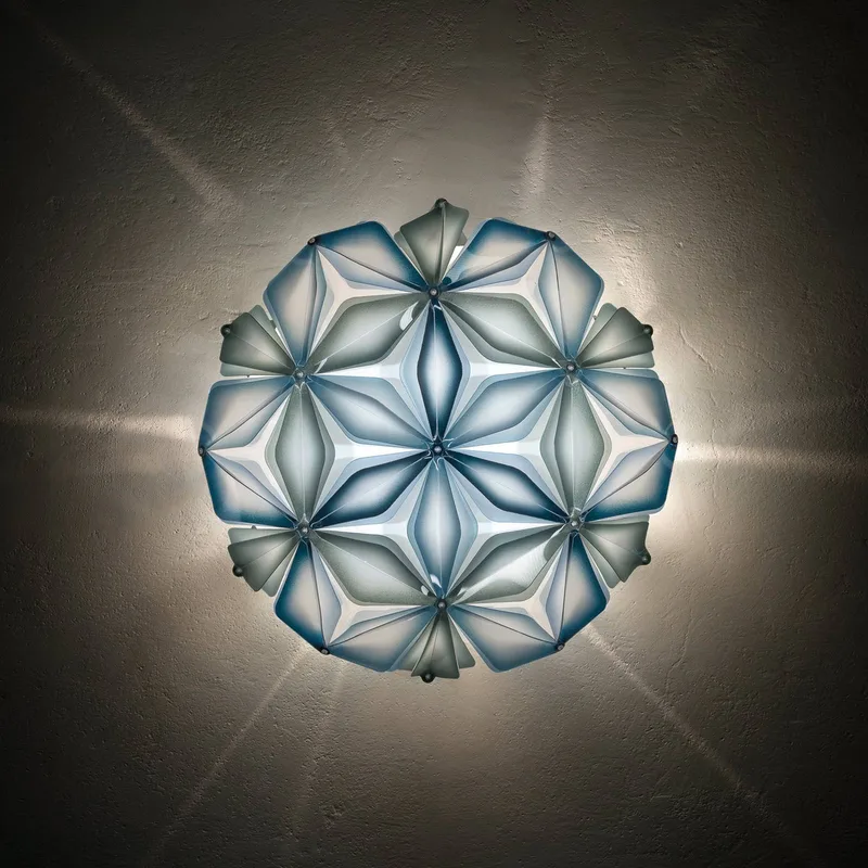 La Vie M plafondlamp, breedte 47 cm by Slamp in Blue – product photo 3 of 5