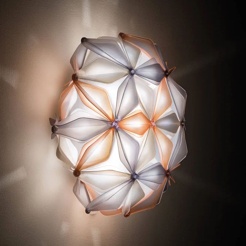 La Vie Mini plafondlamp, breedte 34 cm von Slamp in Amber – Produktfoto 3 von 4