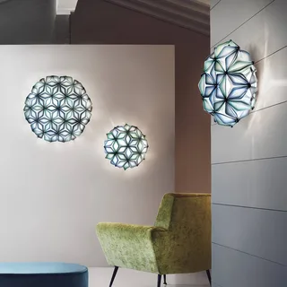 La Vie Mini plafondlamp, breedte 34 cm van Slamp in Blauw – productfoto 2 van 4