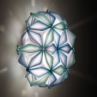 La Vie Mini plafondlamp, breedte 34 cm van Slamp in Blauw – productfoto 3 van 4