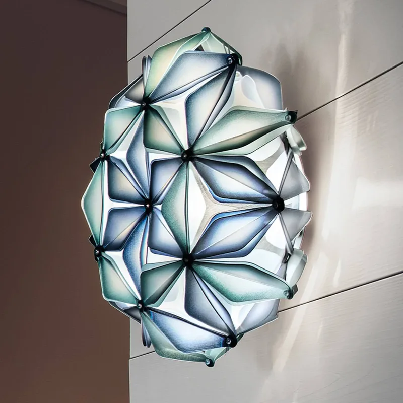 La Vie Mini plafondlamp, breedte 34 cm fra Slamp i Blå – produktbillede