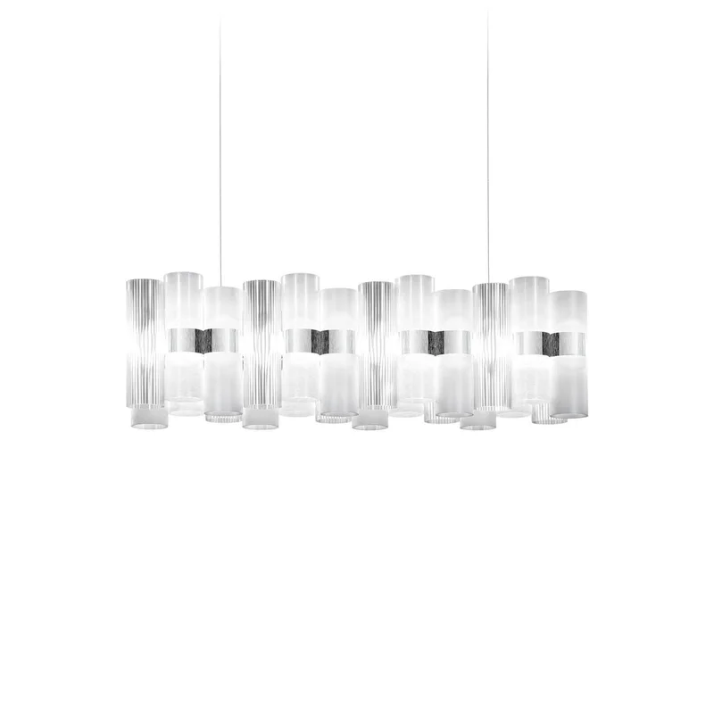 LED hanglamp La Lollo, 100 cm by Slamp in White – product photo