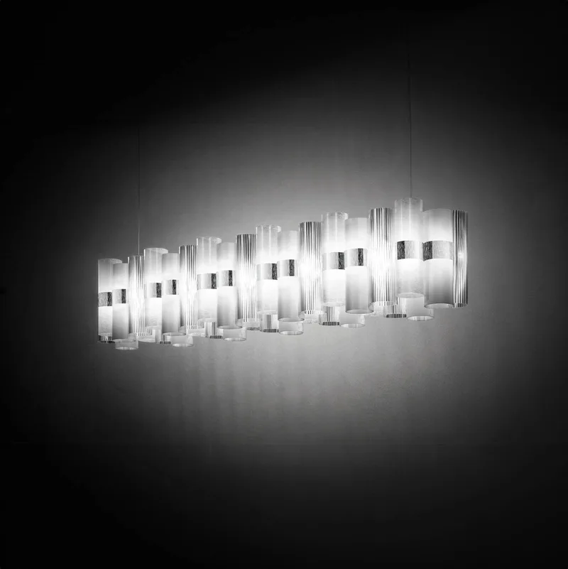 LED hanglamp La Lollo, 140 cm från Slamp i Vit – produktbild 3 av 3
