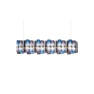 LED hanglamp La Lollo, blauw/paars, 100 cm by Slamp in Blue, Purple – product photo 2 of 2