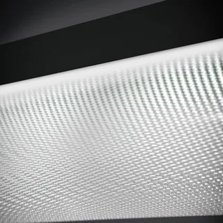 LED hanglamp Modula Double, kristal van Slamp in Zwart – productfoto 3 van 3