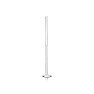 LED vloerlamp Modula gedraaid, geplooid van Slamp in Lichtgrijs – productfoto 2 van 3