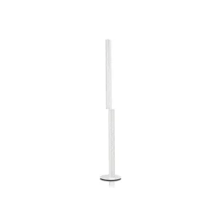 LED vloerlamp Modula gedraaid, geplooid van Slamp in Lichtgrijs – productfoto 3 van 3