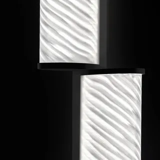 LED vloerlamp Modula gedraaid, geplooid von Slamp in Schwarz – Produktfoto 4 von 5