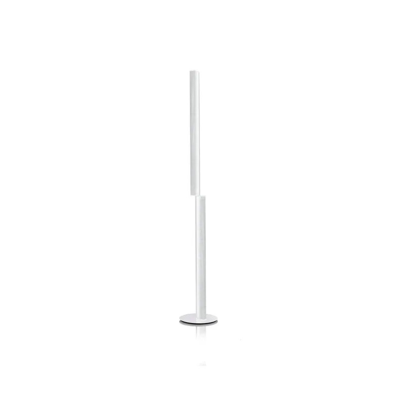 LED vloerlamp Modula gedraaid, kristal fra Slamp i Lysegrå – produktbillede 3 af 3