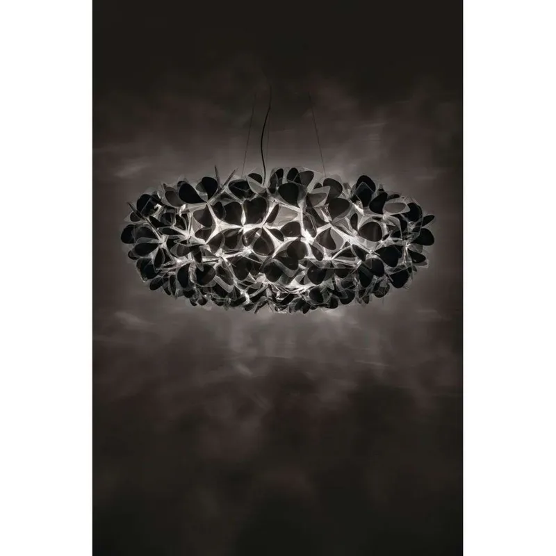 Mama Non Mama Clizia 130 hanglamp, zwart/helder van Slamp – productfoto