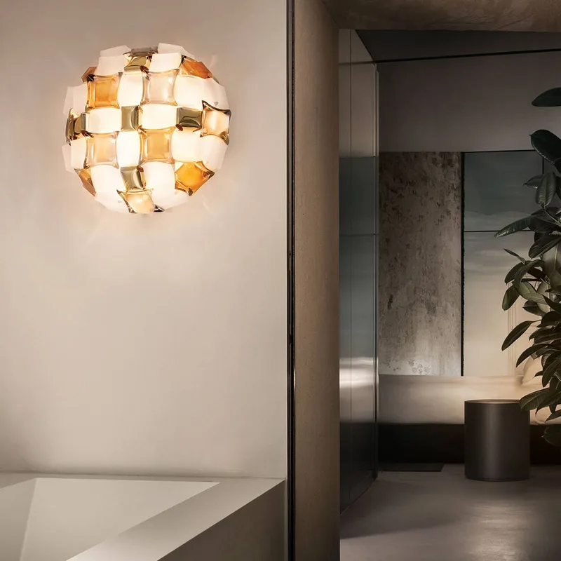 Mida plafondlamp, 50 cm von Slamp in Amber – Produktfoto 3 von 4