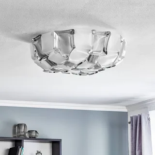Mida plafondlamp, 50 cm, wit-platina by Slamp in White, Platina – product photo 2 of 5