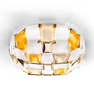 Mida plafondlamp, Ø 67 cm, amber/wit van Slamp in Amber, Wit – productfoto 2 van 4