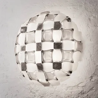 Mida plafondlamp, Ø 67 cm, platina/wit de Slamp en Platina, Blanc – photo du produit 4 sur 4